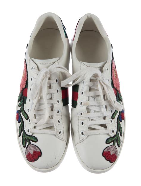 ace gucci shoes|gucci ace embroidered shoes.